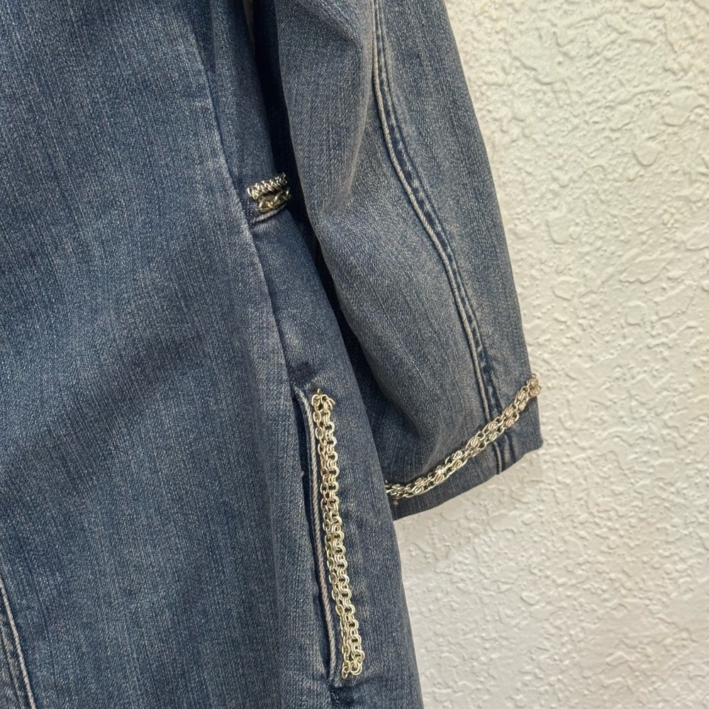 Brighton Blue Denim Jacket with Silver Accents - Picture 12 of 17